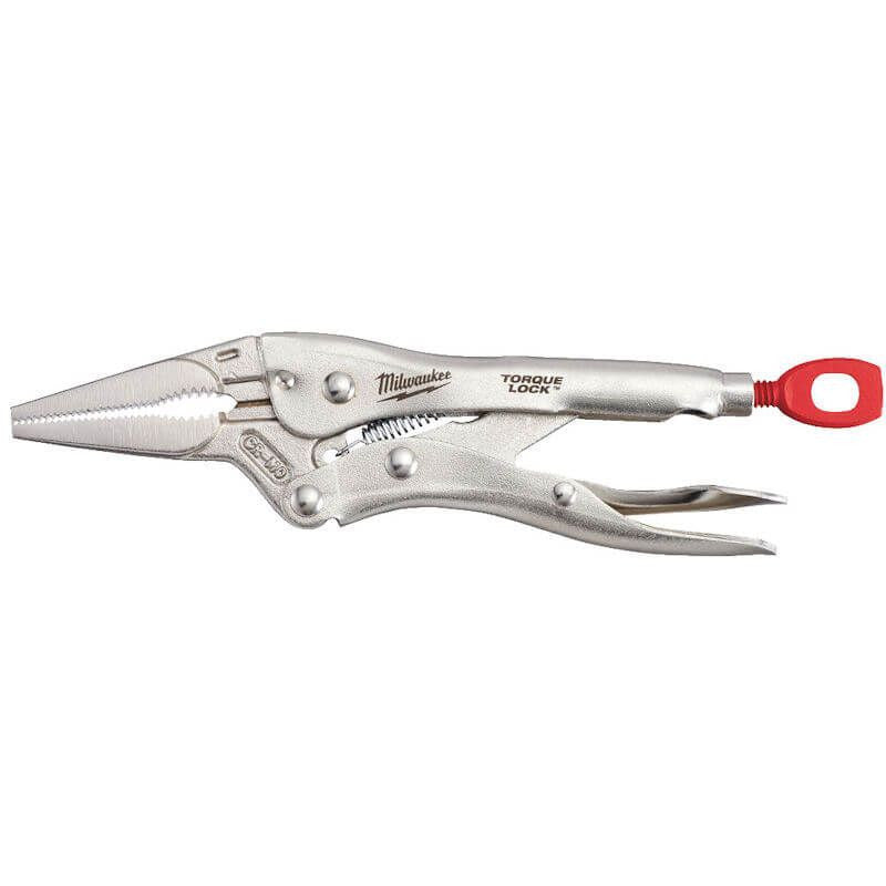 Milwaukee 4932471731 - 6 Inch TORQUE LOCK Long Nose Locking Pliers - 1pc