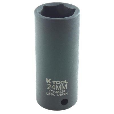 K Tool Deep Impact Socket 24mm 1/2Dr