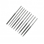 10pc Medium Cut Needle File Set