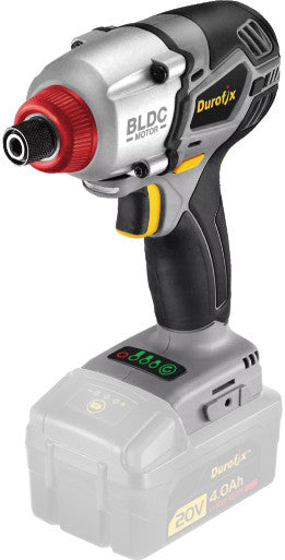 Durofix Impact Bit Driver 1/4Dr 20v Brushless Tool Only