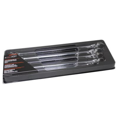 K Tool 5pc 90Tooth Double Box Metric Universal Spline Spanners