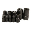 K Tool External 1/4 & 3/8 Dr Torx Socket Set E5- E20 10Pc