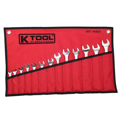 K Tool Combination Wrench Set 7-19mm 13pc