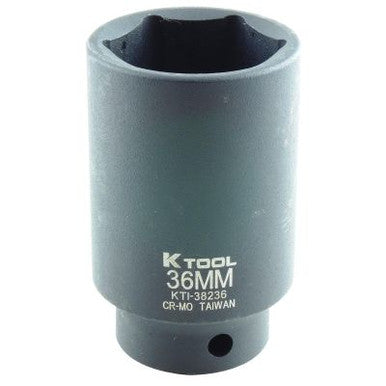 K Tool Deep Impact Socket 36mm 1/2Dr 1pc