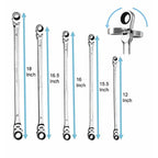 Mountain 5pc Metric Double Box Spanner Set