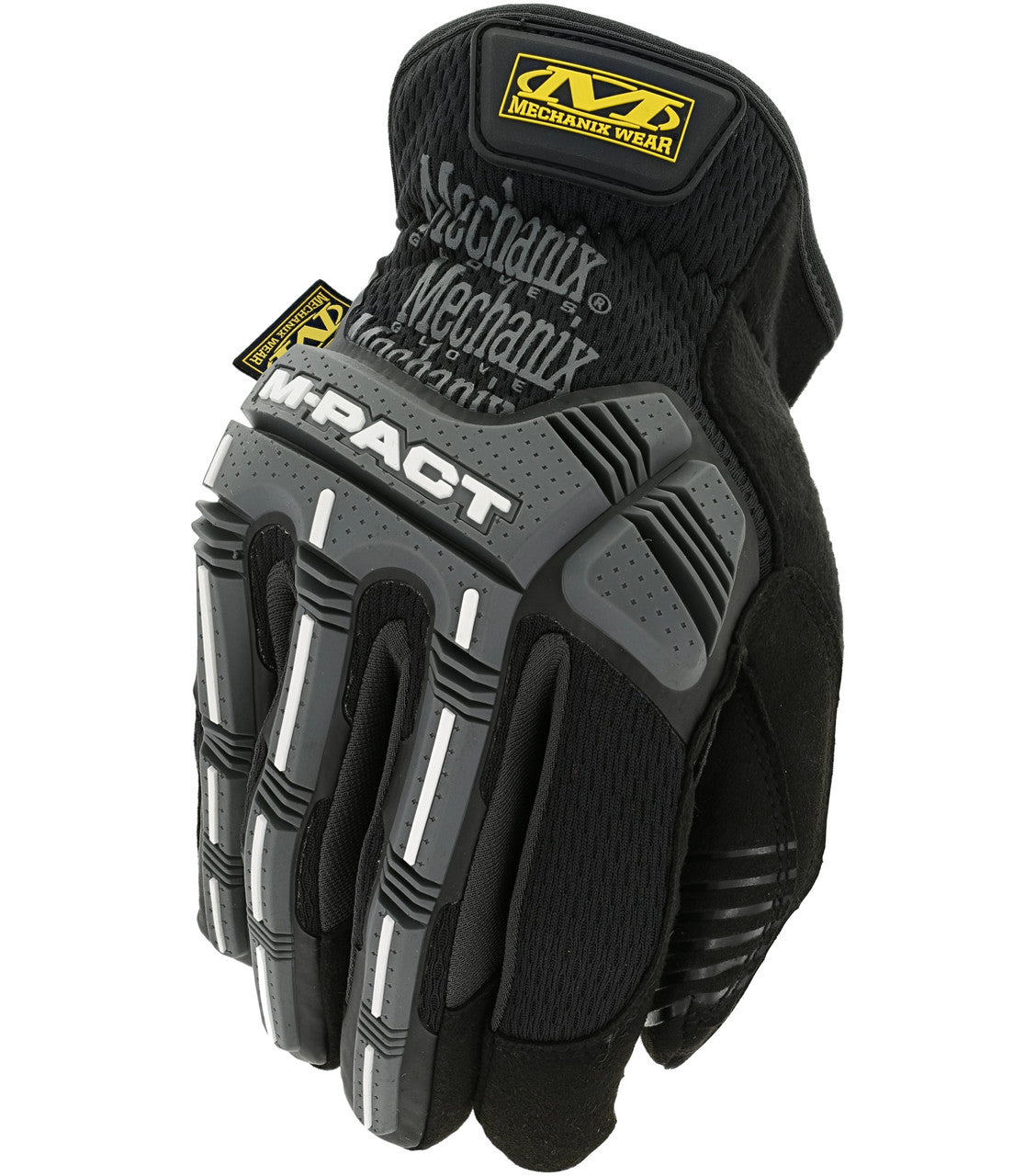 Mechanix M-Pact Open Cuff Black & Green Gloves - M