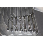 K Tool 7pc Ratcheting Metric Spanner Set